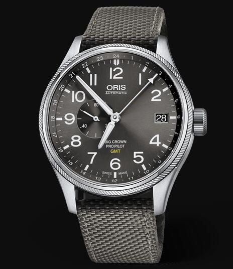 Oris Aviation Big Crown Pointer GMT SMALL SECOND 45mm Replica Watch 01 748 7710 4063-07 5 22 17FC